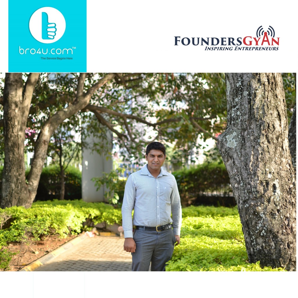 Pramod Hegde, CEO of bro4u, hyperlocal household services provider