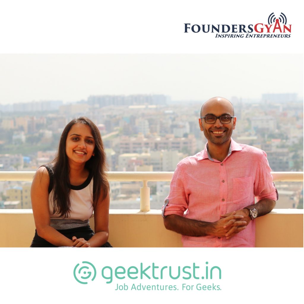 Hiring for startups with Geektrust.In founders